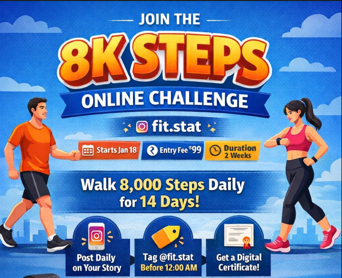 8K Steps Online Challenge